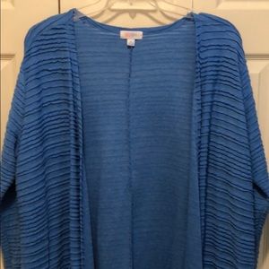 Dusty blue lularoe Sarah sweater